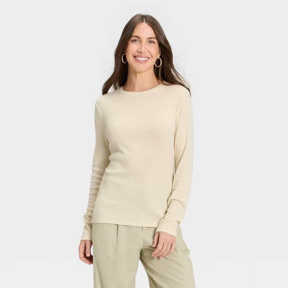 A New Day ☀️ long sleeve ribbed top